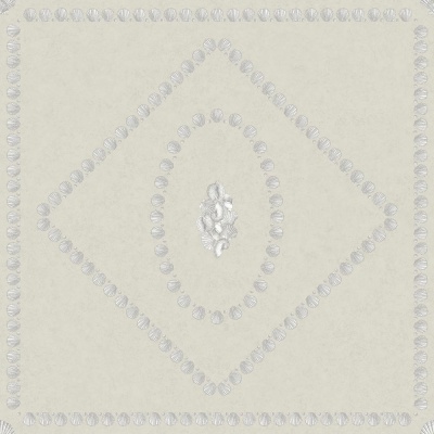 Cole & Son Conchiglie Wallpaper in Pearl on Parchment